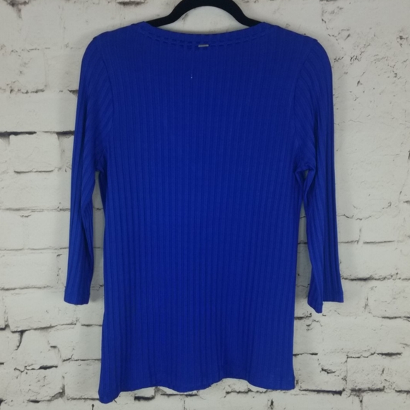 NWT BOSS Hugo Boss Etrica Ribbed Top Size Small - Picture 7 of 8